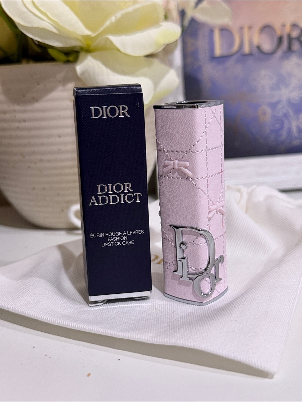 Dior Addict Lipstick Case-PINK BOW Lipstick Case-Limited Edition